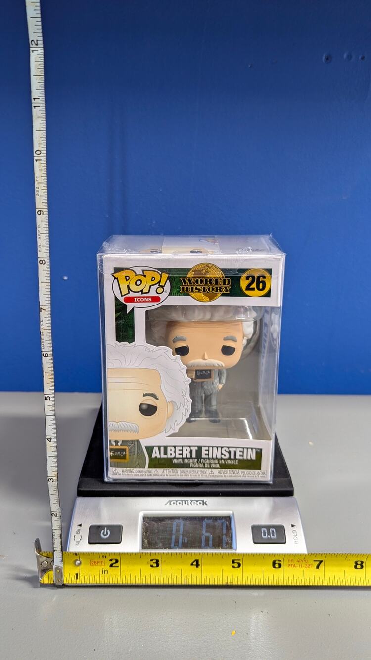 Funko Pop Icons Albert Einstein World History #26 New in Box
